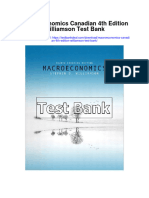 Macroeconomics Canadian 4th Edition Williamson Test Bank