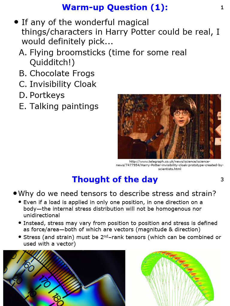 Plane Stress and Strain Analysis Guide | PDF | Stress (Mechanics ...