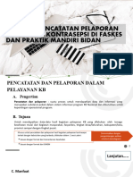 Evaluasi Pencatatan & Pelaporan Di PMB (Aliante)