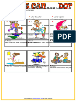What Can People Do Esl Exercise Worksheet For Kids