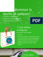 Como Disminuir La Huella de Carbono