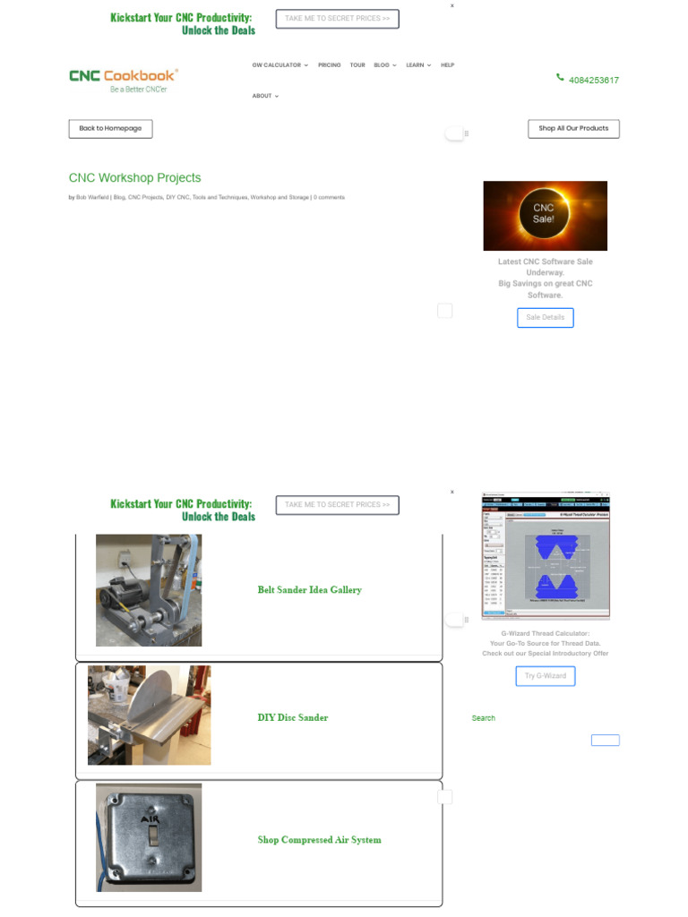 CNC Workshop Projects - CNCCookbook - Be A Better CNC'Er | PDF ...