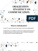 Globalization and Its Effect On Communication