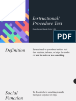 Procedure Text