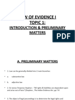 1.preliminary Matters Evidence