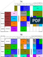 Jadwal Perkelas (Oktober)