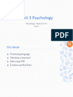 11 Psychology - Week 2, Term 4 Unit 3