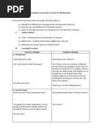 Detailed Lesson Plan in Grade IV-Mathematics