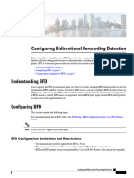 Configuring Bidirectional Forwarding Detection