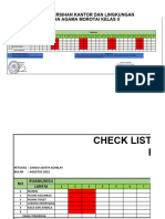 Cheklist Kebersihan Kantor - Adit