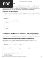 Recursive Function