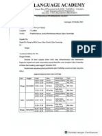 Pemberitahuan Jadwal Pendalaman Materi Cambridge