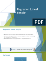 Regresión Lineal