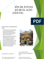 Federación de Juntas Vecinales de El Alto Jose Junior Justiniano