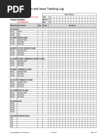 Drawing Issue Register Template | PDF | Technology & Engineering