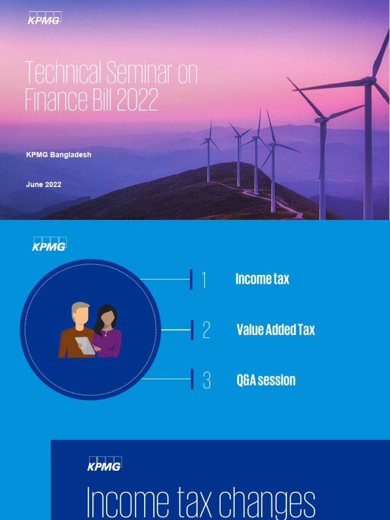 Finance Bill 2022 2023 1655647879 PDF Taxes Corporate Tax In The