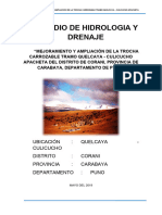 Estudio de Hidrologia y Drenaje Quelcaya