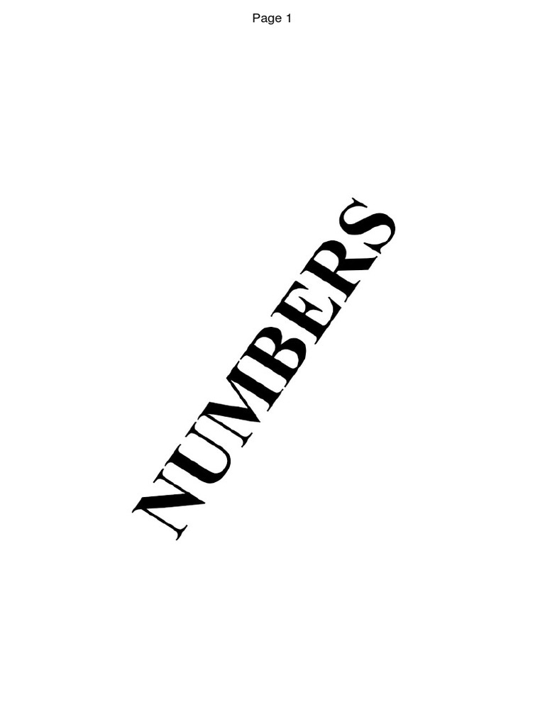 Numbers | PDF | Numbers | Discrete Mathematics
