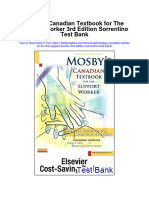 Mosbys Canadian Textbook For The Support Worker 3rd Edition Sorrentino Test Bank
