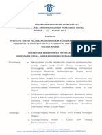 SK Petunjuk Teknis Pelaksanaan Anggaran Pada Kantor Perwakilan Kementerian Investasi BKPM Di LN