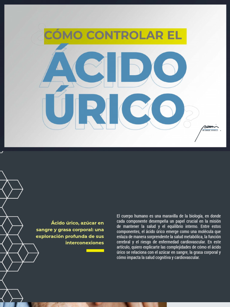 ¿Cómo Controlar El Ácido Úrico | PDF | Enfermedades cardiovasculares ...