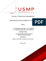 Documento de Interpetacion y Modalidades Del Acto Juridico.