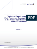 Technical Requirements For FFR v1.1