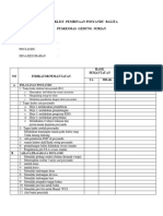 Checklist Pembinaan Posyandu Balita