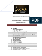 eCMA Award 2023 Nomination Form
