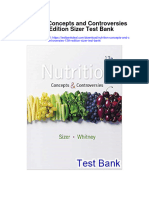 Nutrition Concepts and Controversies 13th Edition Sizer Test Bank