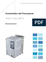 WEG cfw11 Manual Del Usuario 500... 690 V Tallas B A H 10003626913 Es