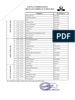 Jadwal Perkemahan 2023