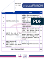 Criterios de Evaluación