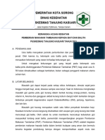 Pemerintah Kota Sorong Dinas Kesehatan Puskesmas Tanjung Kasuari
