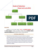 AGB Unit III Methods of Selection