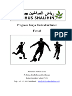 Program Kerja Ekstrakurikuler Futsal