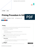 Pricing Procedure in SAP MM - Learn Online SAP MM