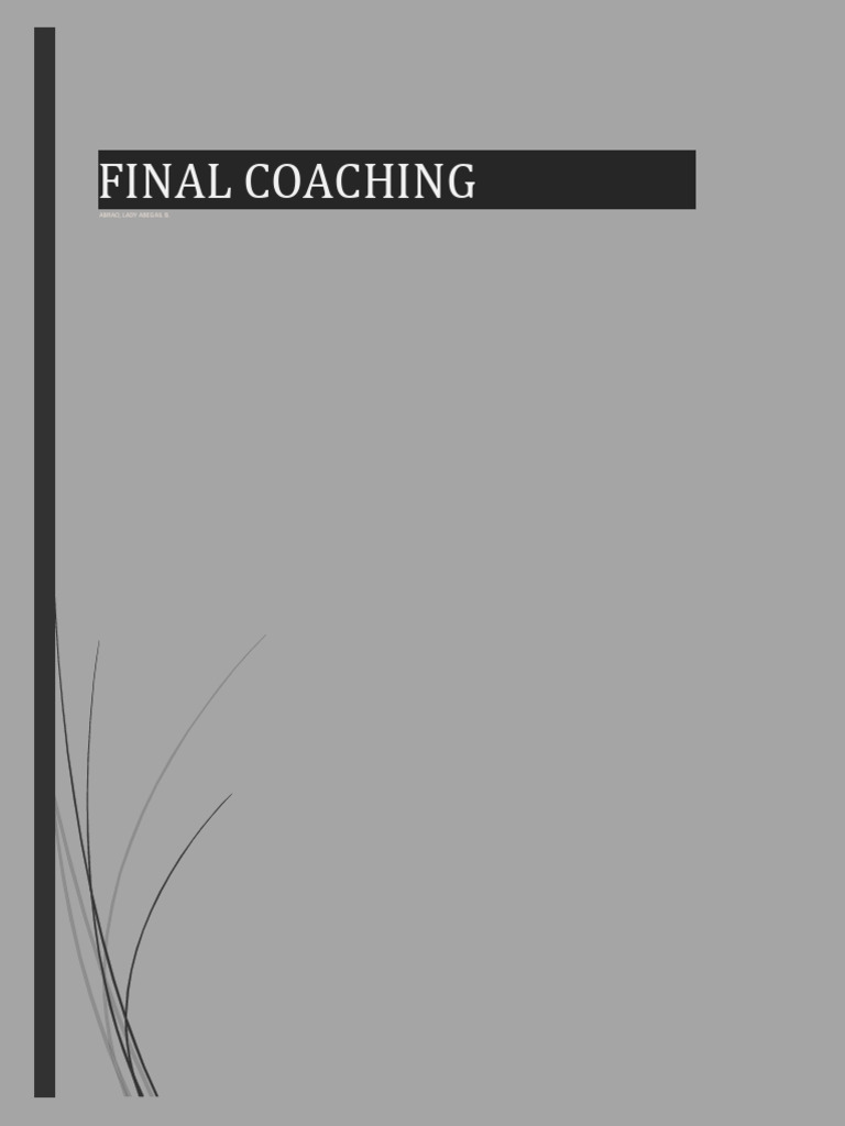 Final Coaching Rme 2023 Mesl Pdf