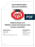 Banking and Insurance Law Project