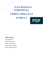 Cerita Hikayat Sri Rama Mencari Dewi Shinta (X MIPA 2)