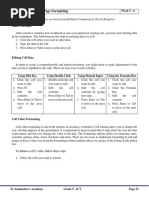 Lesson 3 Cell and Page Formatting