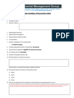 Loan Funding Application Form (CMG) (10801)