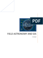 Field Astronomy and GIS