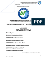 Actividad 2-1 Acta Constitutiva