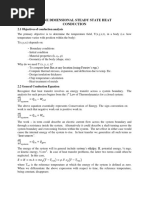 Steady State 1D Conduction