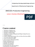 PRODUCTION ENGINEERING LECTURE 1