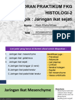 Laporan Praktikum Histologi 2 Jaringan Ikat - 215160107111040 - Alam Khatulistiwa