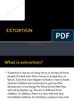 EXTORTION