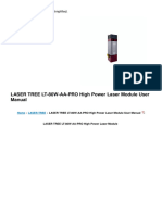 LT 80w Aa Pro High Power Laser Module Manual