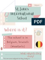 ST - Jones International School of Belgium